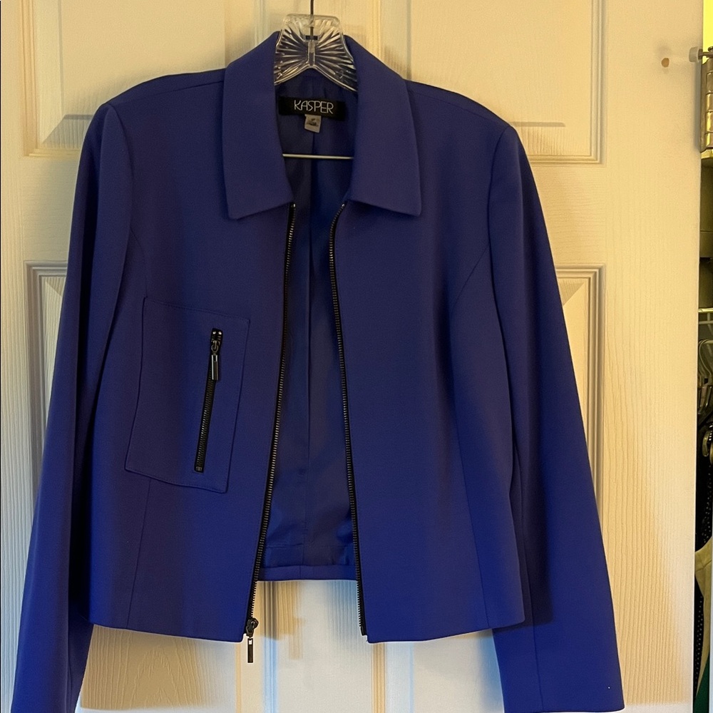 Kasper Women's Dark Purple Blazer